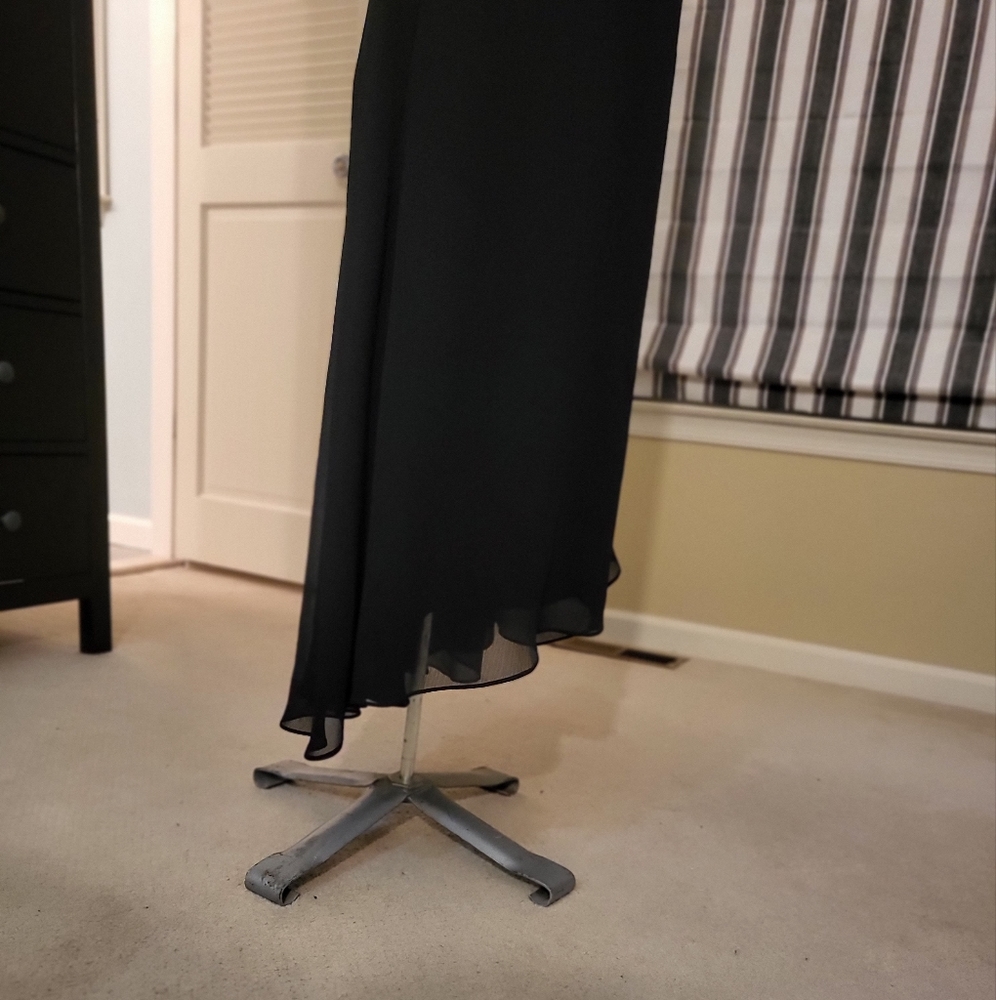 DENIM 24/7 Black midi Dress size 16W - Picture 5 of 10